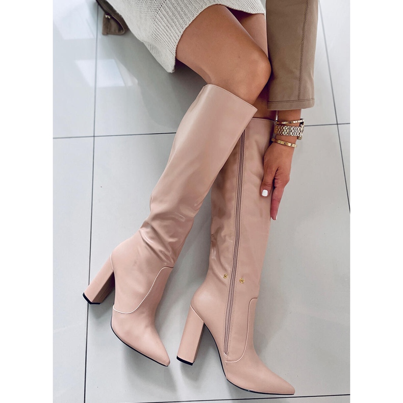 PA1 Sheryl desnuda tacones altos beige rosa 1