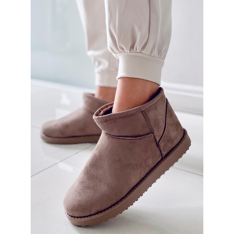 PA1 Botas de nieve cortas Emusy de Aliana Khaki beige 1