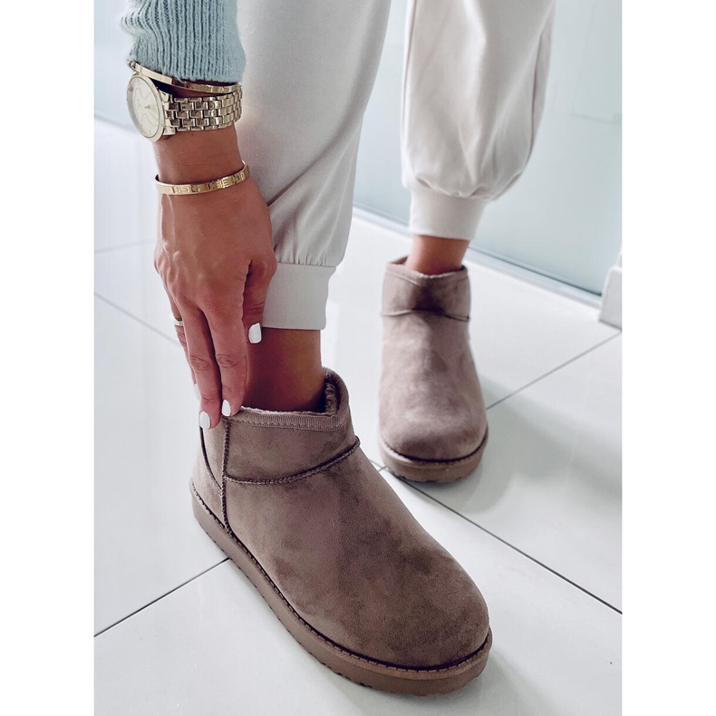 PA1 Botas de nieve cortas Emusy de Aliana Khaki beige 2