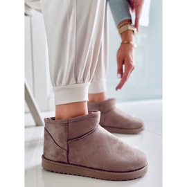 PA1 Botas de nieve cortas Emusy de Aliana Khaki beige 3