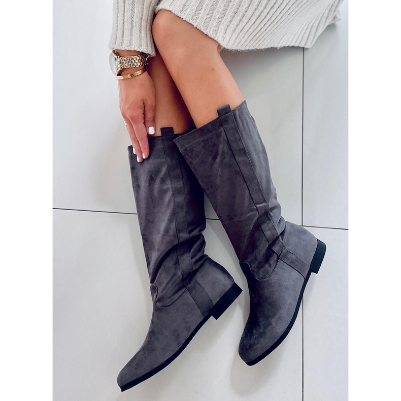 PA1 Botas planas Flatty Gris 1