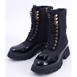 BM Botas con cordones Merced Negro 2