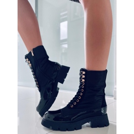 BM Botas con cordones Merced Negro 1