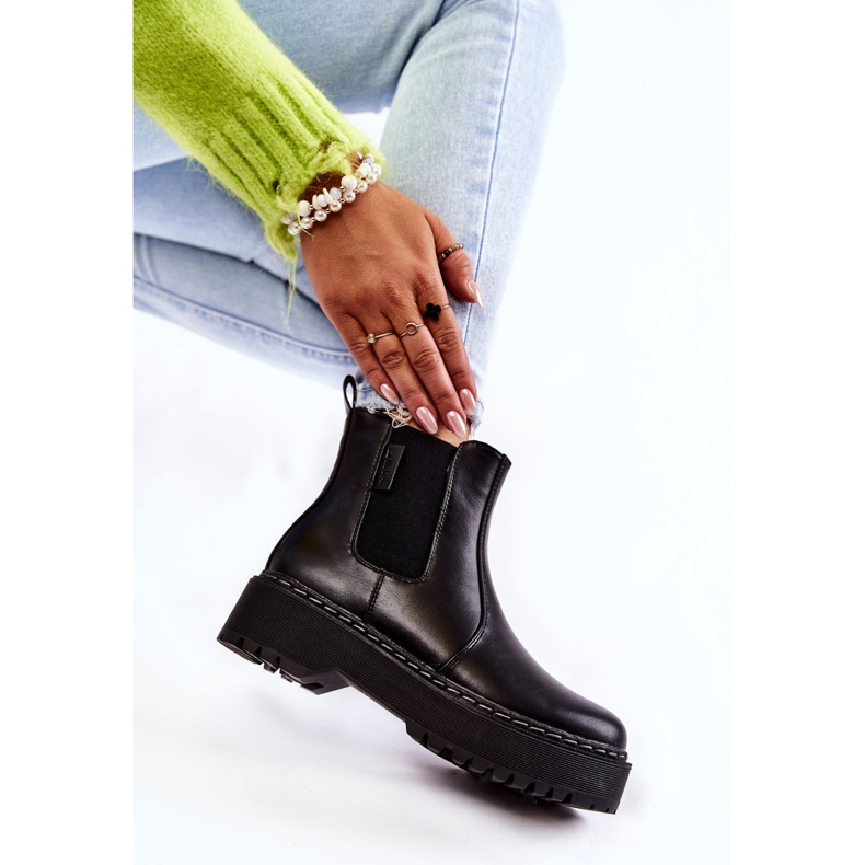 Botas cálidas sin cordones Big Star II274101 Negro 1