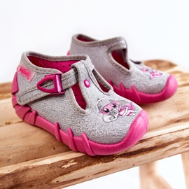 BEFADO S.A. Pantuflas Befado Pantuflas 110N454 Gris-Rosa rosado 3