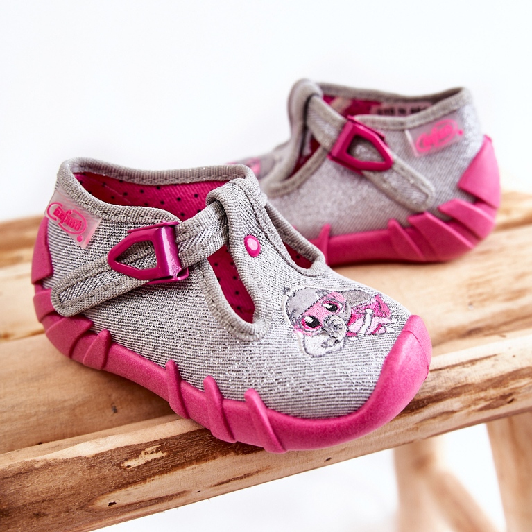 BEFADO S.A. Pantuflas Befado Pantuflas 110N454 Gris-Rosa rosado 2