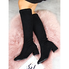 Botas Slip-On de mujer en ante negro Filippo 3