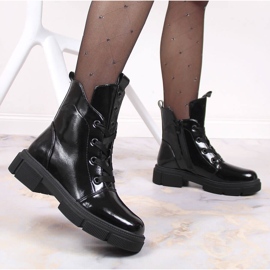 S.Barski Botas lacadas con aislamiento negro de S. Barski 6