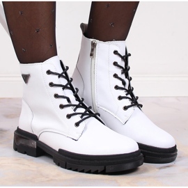 Botines mujer piel blanca insulada Filippo PAW377A blanco 7