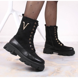 Botas insuladas mujer negras Jezzi JEZ375A negro 7