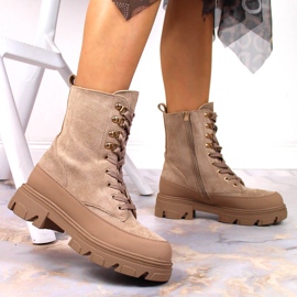 Botas cálidas mujer beige Potocki 3