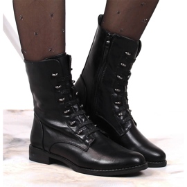 Botas de mujer negras con aislamiento y cremallera Jezzi negro 3