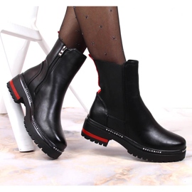 Negro Negro Botas Filippo Jodhpur para mujer 1