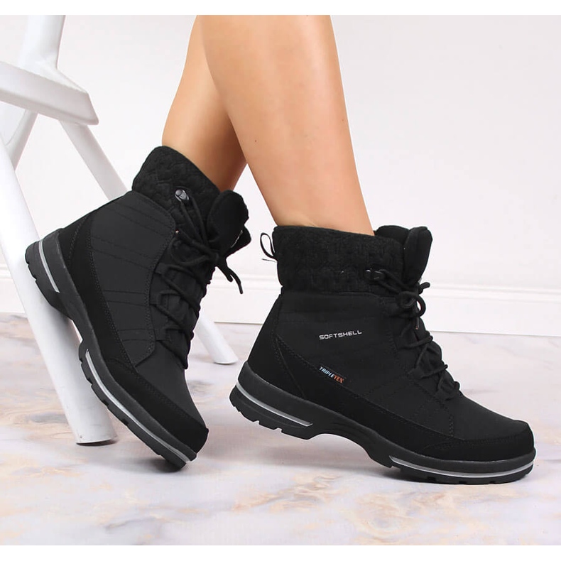 Botas de nieve de trekking impermeables American Club negro 1