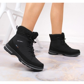 Botas de nieve de trekking impermeables American Club negro 3