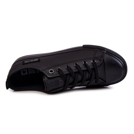 Zapatillas bajas de cuero para hombre Big Star KK174009 Negro 5