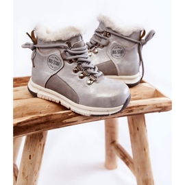 Botas térmicas para niños con cremallera Big Star KK374178 Plata 2