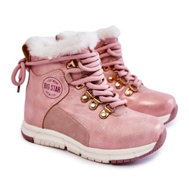 Botas térmicas para niños con cremallera Big Star KK374177 Rosa 1