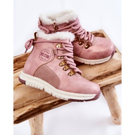 Botas térmicas para niños con cremallera Big Star KK374177 Rosa rosado 4