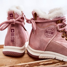 Botas térmicas para niños con cremallera Big Star KK374177 Rosa rosado 6