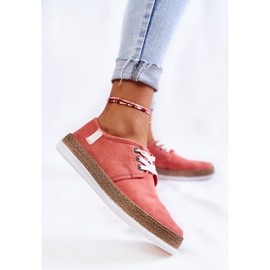 Sneakers Mujer Memory Foam System Big Star KK276006 Coral rojo 2