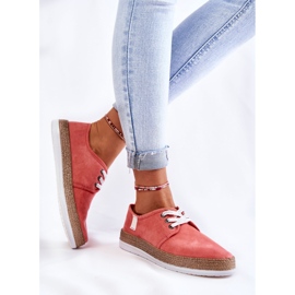 Sneakers Mujer Memory Foam System Big Star KK276006 Coral rojo 6