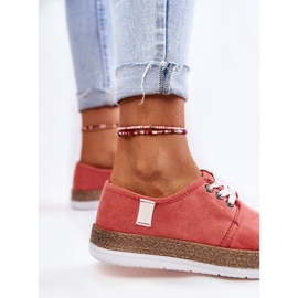 Sneakers Mujer Memory Foam System Big Star KK276006 Coral rojo 4