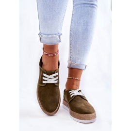 Zapatillas Bajas Mujer Memory Foam System Big Star KK276007 Caqui verde 2 Zapatillas Bajas Mujer Memory Foam System Big Star KK276007 Caqui verde 2