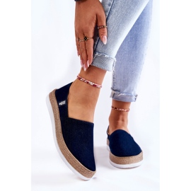Sneakers Mujer Slip On Big Star KK276009 Azul marino 1