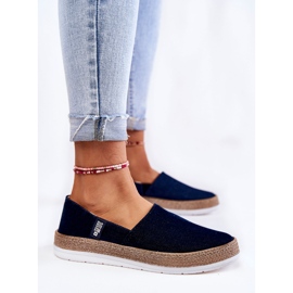 Sneakers Mujer Slip On Big Star KK276009 Azul marino 2