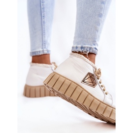 Zapatos Deportivos Cuero Atados Blanco Lewski Shoes 3252/N 6