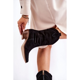 Botas Ante Botas Vaqueras Lewski Shoes 3198 Negro 6