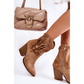 Botines Mujer Ante Lewski Shoes 2808/L Beige 3