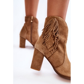 Botas Mujer Ante Lewski Shoes 3093 Beige 3