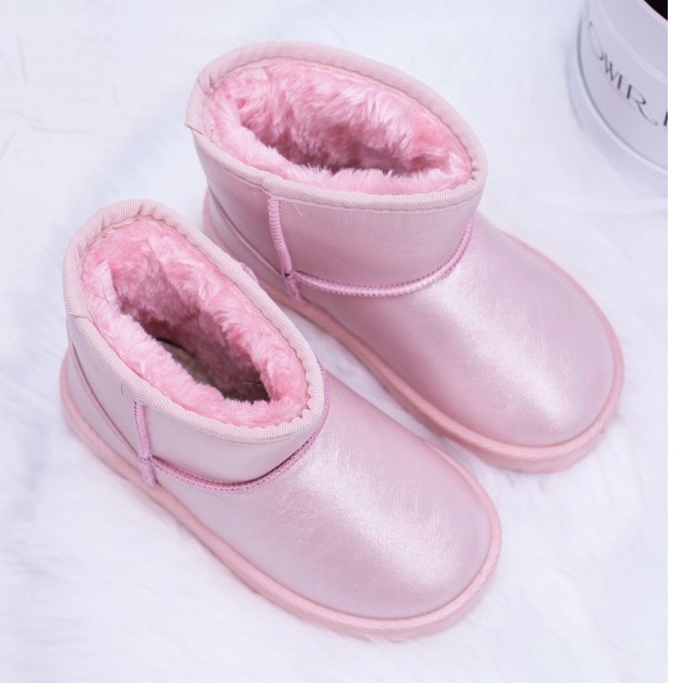 FRROCK Botas De Nieve Rosas Cálidas Para Niños Scooby 2022-1C / 2C / 3C 1