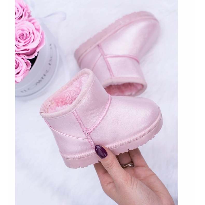 FRROCK Botas De Nieve Rosas Cálidas Para Niños Scooby 2022-1C / 2C / 3C rosado 2 FRROCK Botas De Nieve Rosas Cálidas Para Niños Scooby 2022-1C / 2C / 3C rosado 2