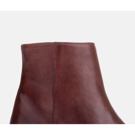 Marco Shoes Botas sutiles hechas de cuero suave marrón 7