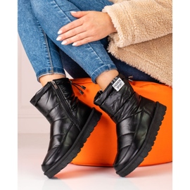 W. Potocki Botas de nieve Potocki para mujer con pala baja negras negro 1 W. Potocki Botas de nieve Potocki para mujer con pala baja negras negro 1