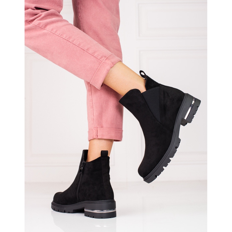 W. Potocki Botines Chelsea negros para mujer Potocki 1 W. Potocki Botines Chelsea negros para mujer Potocki 1