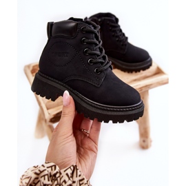 Botas Abrigadas Infantiles Black Cheddy negro 4