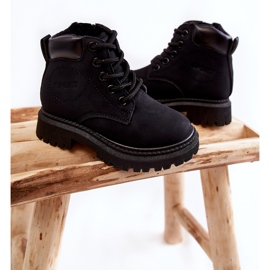 Botas Abrigadas Infantiles Black Cheddy negro 2