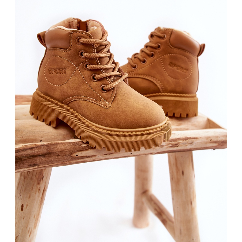 Botas Calientes Infantiles Camel Cheddy marrón 2