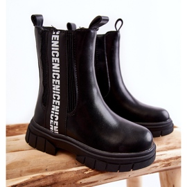 Botas Altas Cálidas Infantiles Kimmy Negras negro 1