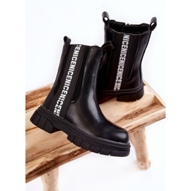 Botas Altas Cálidas Infantiles Kimmy Negras negro 2