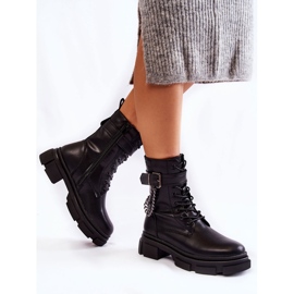 Botas Calientes de Cuero Botas Big Star KK274486 Negro 4