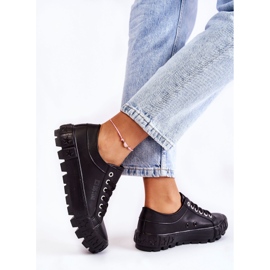 Zapatillas de cuero de moda Big Star KK274143 Negro 6