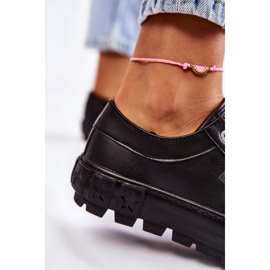 Zapatillas de cuero de moda Big Star KK274143 Negro 5