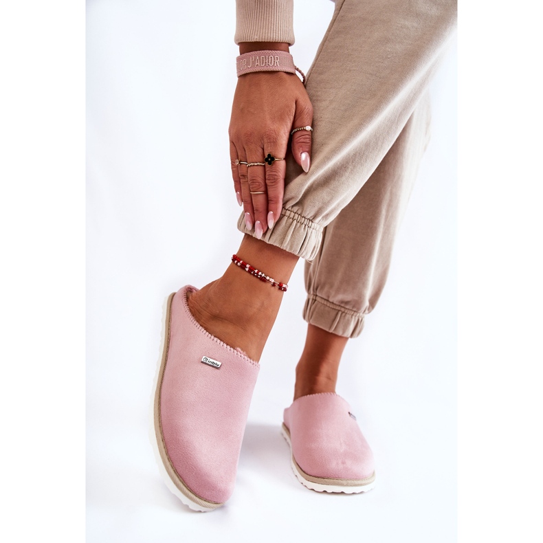 Pantuflas Abrigadas Domésticas Inblu CS-34-023 Rosa rosado 1