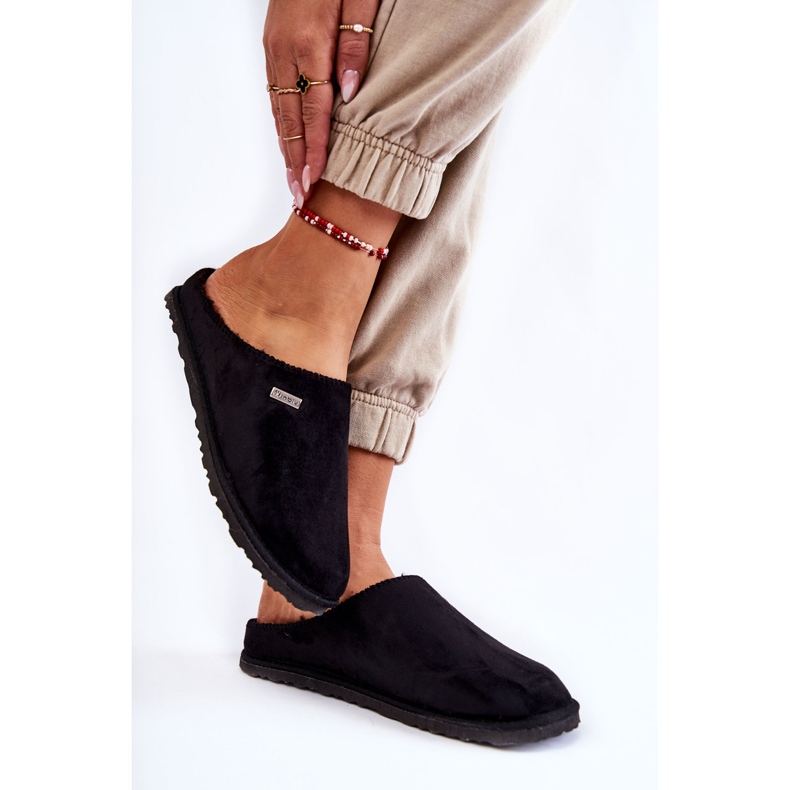 Pantuflas Abrigadas Domésticas Inblu CS-34-014 Negro 2