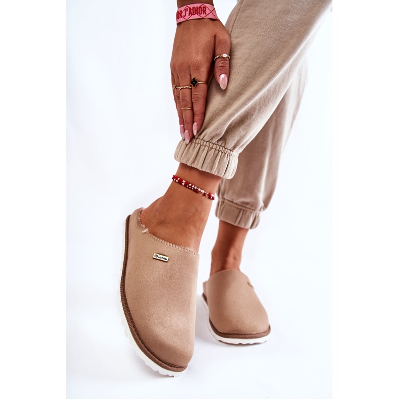 Pantuflas Abrigadas Domésticas Inblu CS-34-011 Beige 2